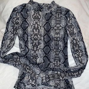 Snakeskin top